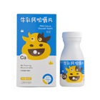 Çin Orijinal Tat Çiğneme Kalsiyum Tabletler / çocuk kalsiyum takviyesi Yuvarlak şekil şirket